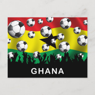 Ghana Football Vykort