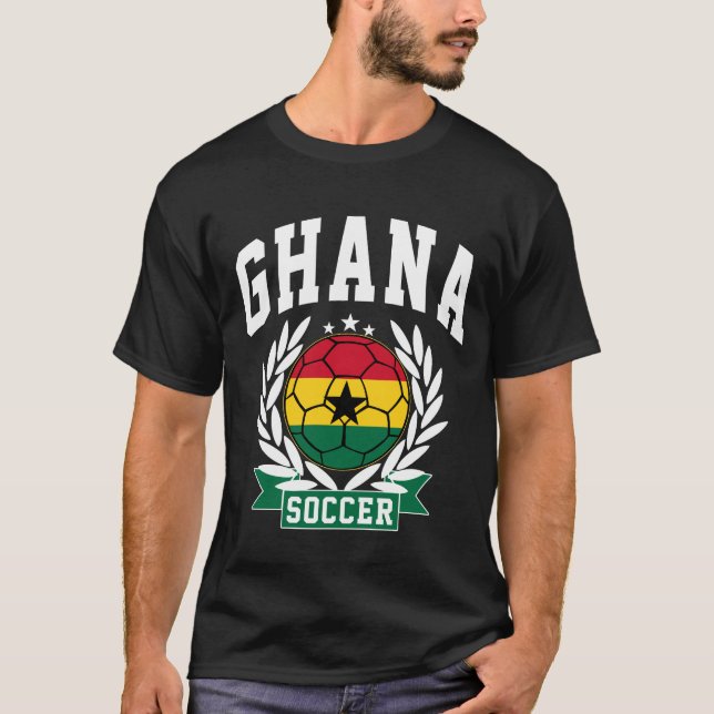 Ghana fotboll t-shirt (Framsida)