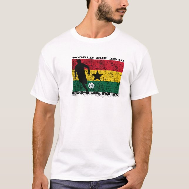 GHANA fotboll Tee (Framsida)
