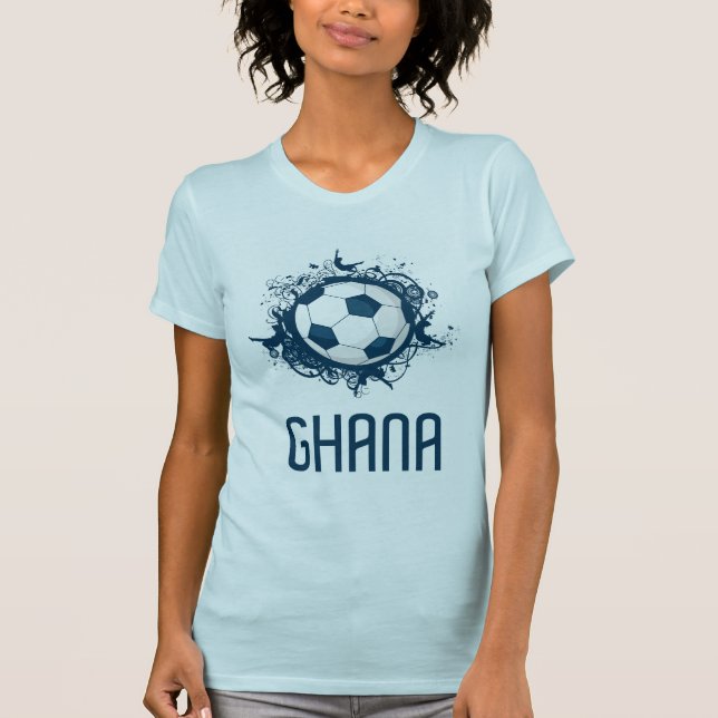Ghana fotboll tee shirt (Framsida)