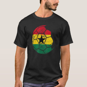 Ghana-fotbollens nationella team stöder teamets Fl T Shirt