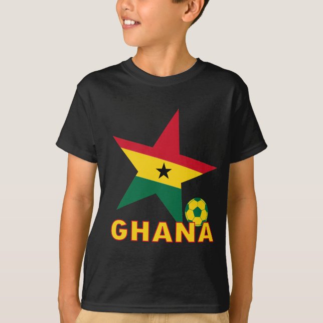 Ghana fotbollstjärnor tröja (Framsida)
