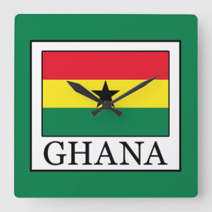 Ghana Fyrkantig Klocka