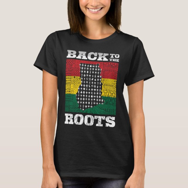 Ghana Ghanaian Ghana Flag Ghana  Ghana Fans Ghana  T Shirt (Framsida)