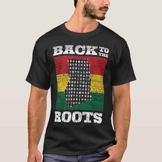 Ghana Ghanaian Ghana Flag Ghana  Ghana Fans Ghana  T Shirt (Framsida)