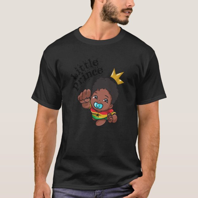 Ghana Ghanaian West Africa Proud Prince Boy Melani T Shirt (Framsida)