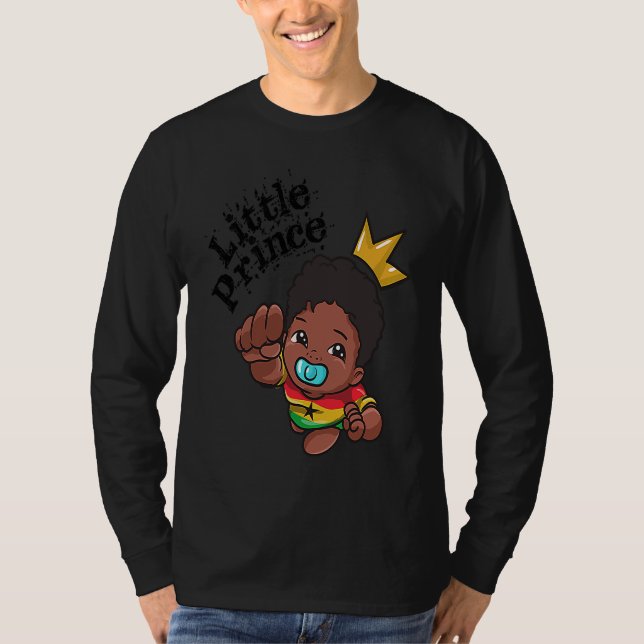 Ghana Ghanaian West Africa Proud Prince Boy Melani T Shirt (Framsida)