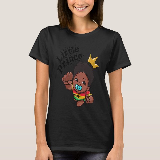 Ghana Ghanaian West Africa Proud Prince Boy Melani T Shirt (Framsida)