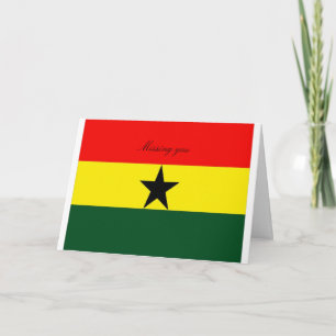 Ghana Greeting-kort Kort