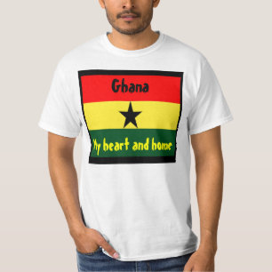 Ghana-hjärta och T-tröjor i hemmet Tröja