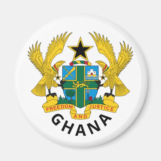 Ghana jackar av arm magnet (Framsidan)