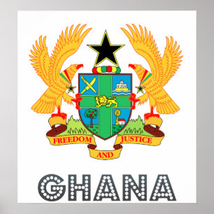 Ghana Jackar av Arm Poster