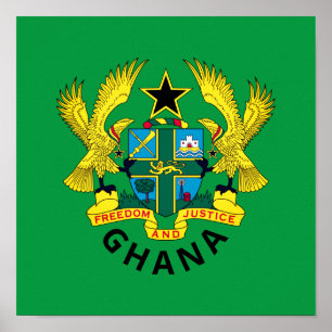 Ghana jackar av arm poster
