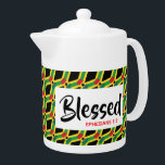 GHANA JAMAICA Dual Heritage Christian MEDIUM<br><div class="desc">Fira din tro och ditt GHANA- och JAMAICA-arv när du nästa gång njuter av att skapar din hett i denna stilistigt designade tekanna. Karta-konturen av GHANA på JAMAICA flagga, i ett diagonalt mönster i rutnätsformat, med skriptreferens Ephesian 1:3 (välsignad med varje välsignelse från andlig). Detta skulle vara en idealisk gåva...</div>