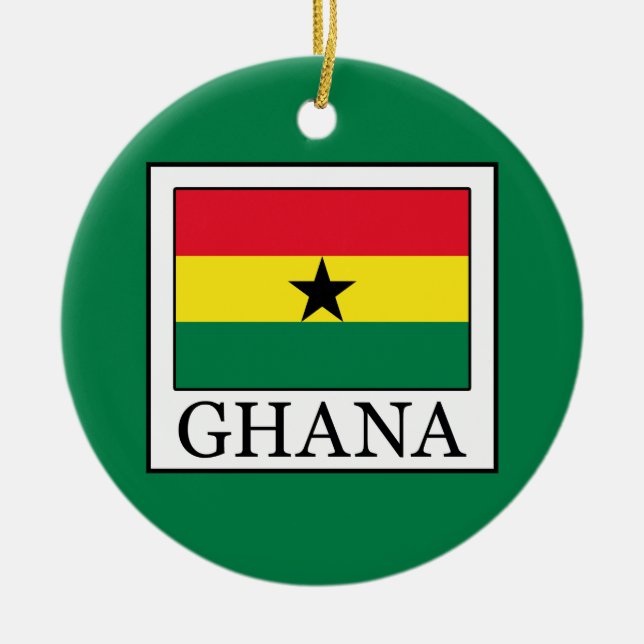 Ghana Julgransprydnad Keramik (Framsidan)