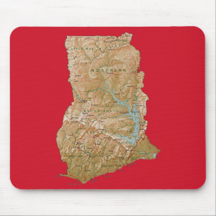 Ghana karta Mousepad Musmatta