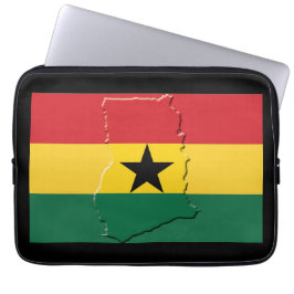 GHANA Karta Patriotic Computer BLACK Laptop Fodral