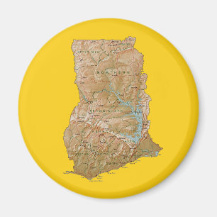 Ghana kartamagnet magnet
