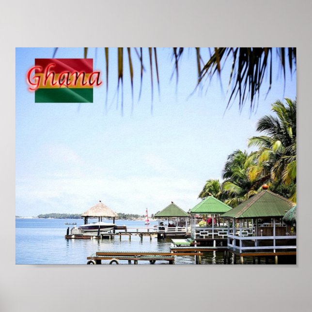 Ghana - Kusten i Ghana - Poster (Framsidan)