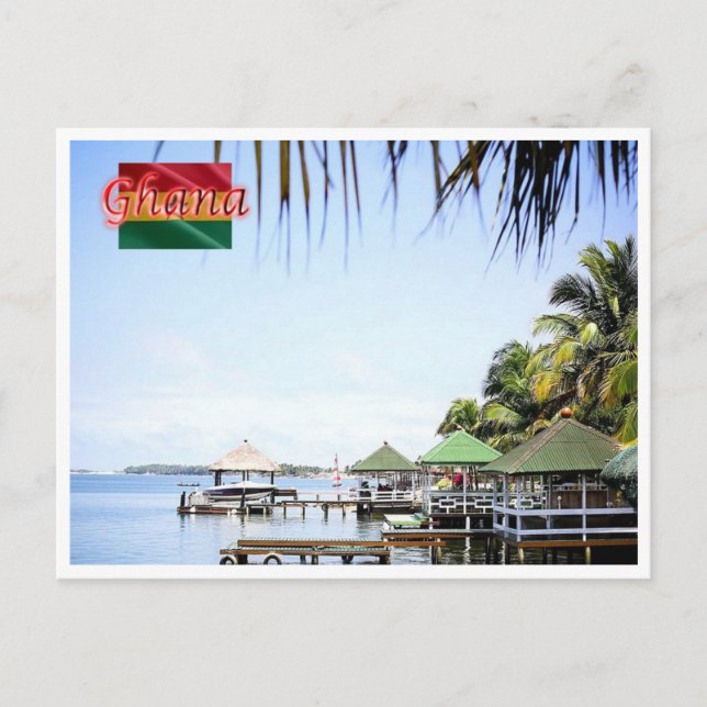 Ghana - Kusten i Ghana - Vykort (Framsida)