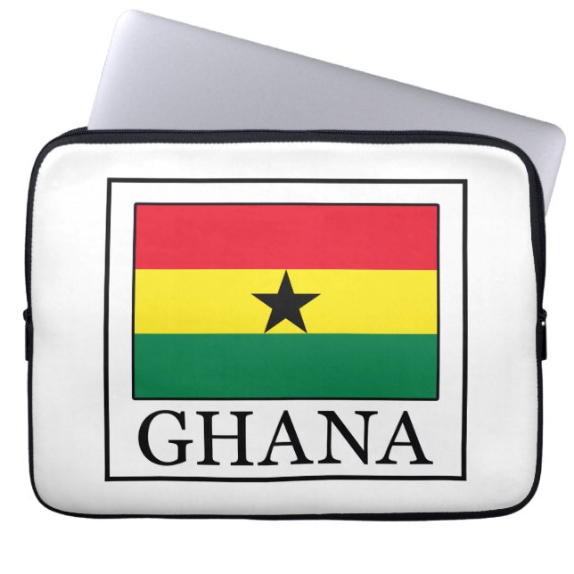 Ghana laptop sleeve (Framsidan)