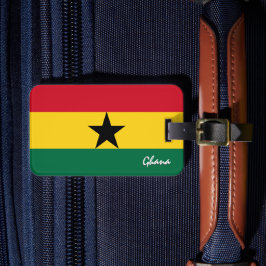 Ghana Luggage Tags, patriotic Ghanaian Flagga Bagagebricka