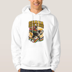 Ghana Mål Läge Skelett Anfallare Nationer Streetwe Hoodie