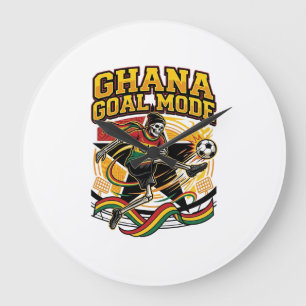 Ghana Mål Läge Skelett Anfallare Nationer Streetwe Stor Klocka