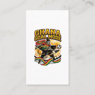 Ghana Mål Läge Skelett Anfallare Nationer Streetwe Visitkort