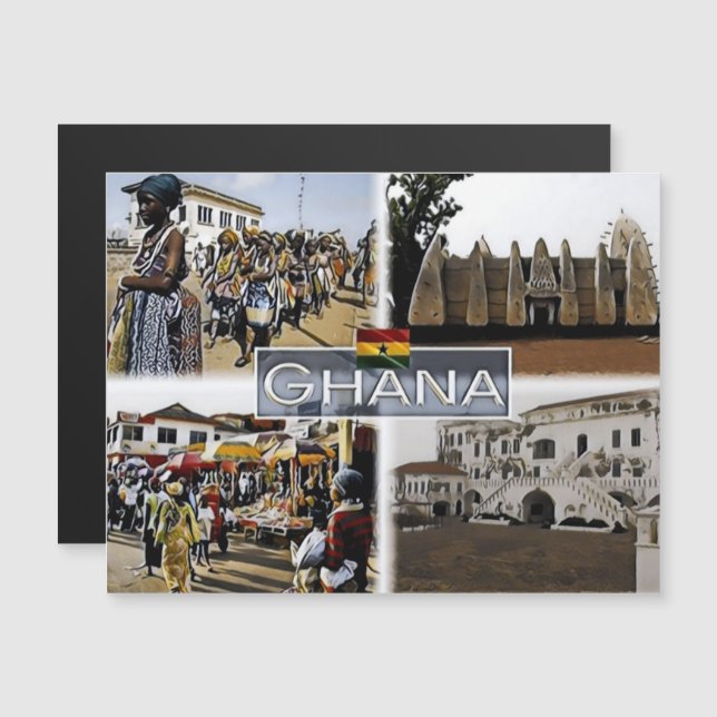 Ghana - Mosaic - (Fram/baksida)