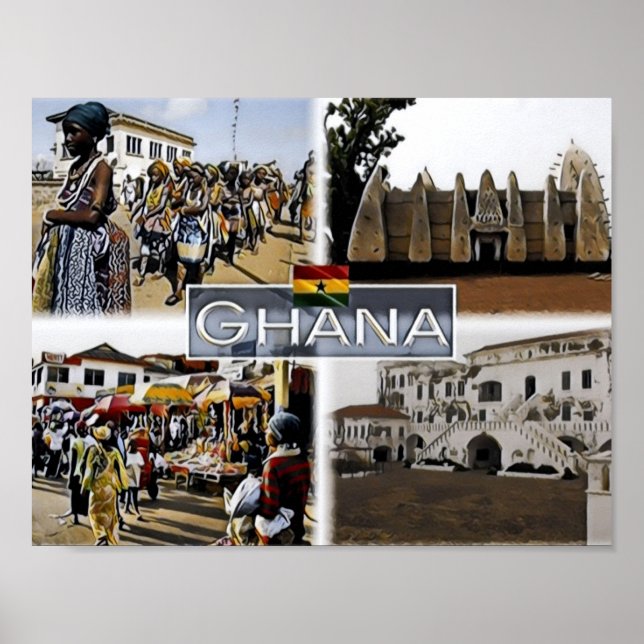 Ghana - Mosaic - Poster (Framsidan)