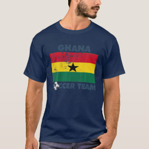 Ghana Ocer Team Flagga 2022 Supporter Ghanaian T Shirt