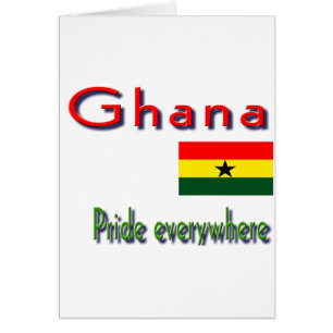 Ghana pride hälsningskort