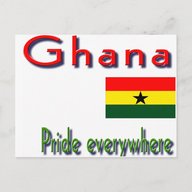 Ghana pride vykort (Framsida)