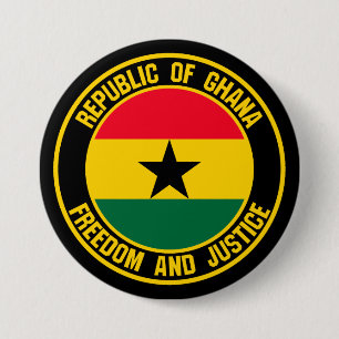 Ghana rundaEmblem Knapp