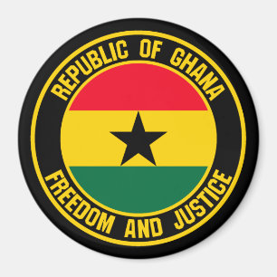 Ghana rundaEmblem Magnet