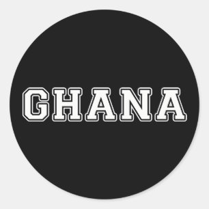 Ghana Runt Klistermärke