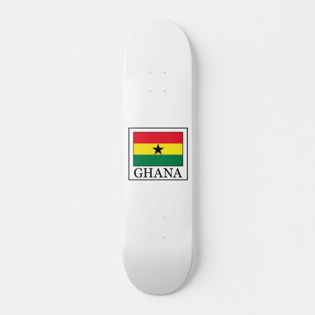 Ghana Skateboard Bräda 19,5 Cm (Framsida)