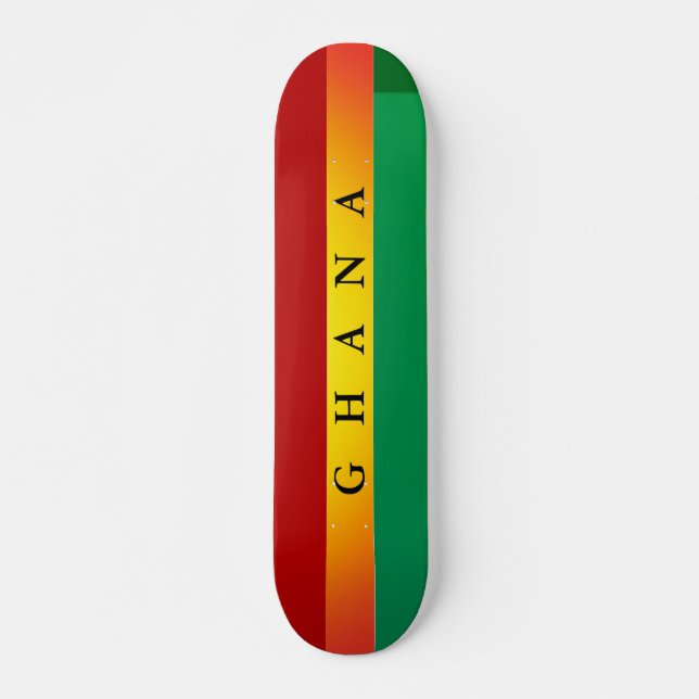 Ghana Skateboard Bräda 21,5 Cm (Framsida)