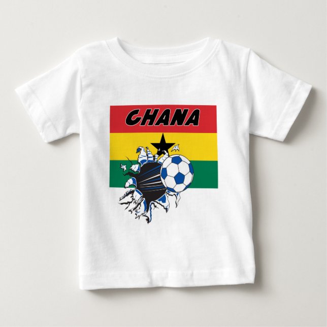 Ghana Soccer Futbol T-shirt (Framsida)