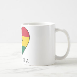 Ghana Soccer Heart "GHANA"-Herz Kaffemugg