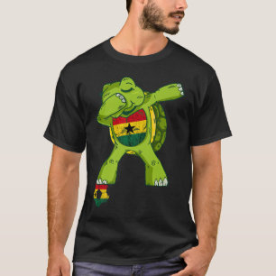 Ghana Soccer Team Ghana Turtle Ghana Flagga Ghanes T Shirt