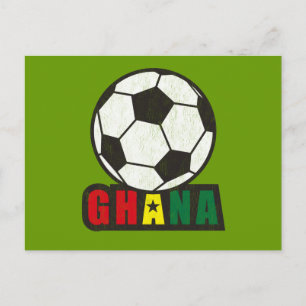 Ghana Soccer Vykort