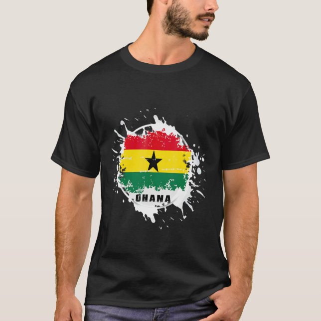 Ghana Splash T Shirt (Framsida)