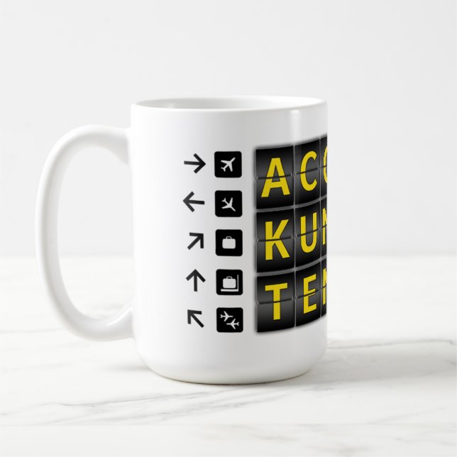 Ghana städer kaffemugg (Vänster)