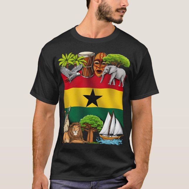 Ghana T Shirt (Framsida)