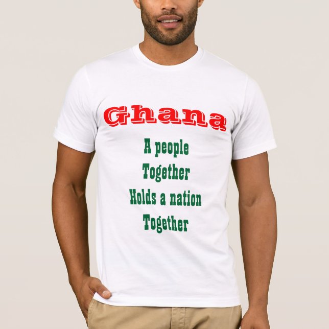 Ghana (t-shirts) tee shirt (Framsida)