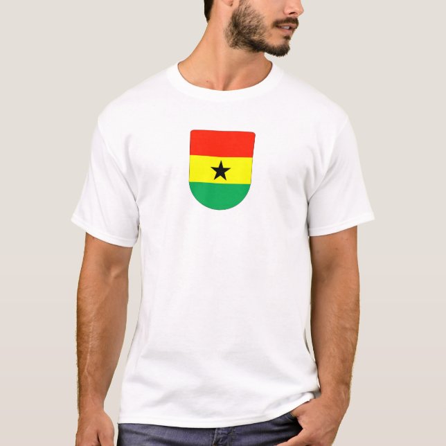 Ghana vapensköld tee shirt (Framsida)