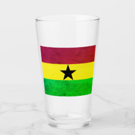 Ghana (Väster Afrika) Flagga Glaskopp