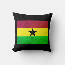 Ghana (Väster Afrika) Flagga Kudde